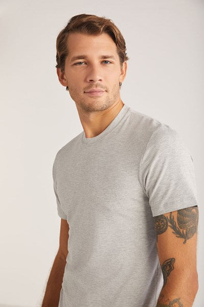 KOM James Bisiklet Yaka 2 li Erkek Tshirt