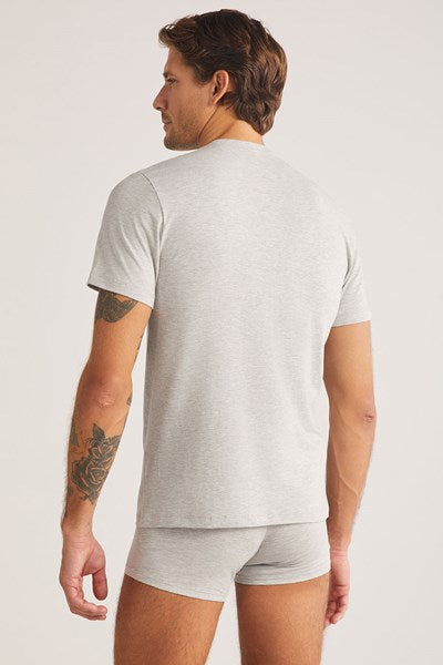 KOM James Bisiklet Yaka 2 li Erkek Tshirt