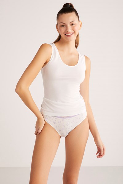 KOM Basic Singlet Pamuklu Kalın Askılı Kadın Atlet