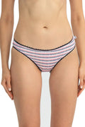 U.S. Polo Assn. Kadın Karışık Desen Pamuklu 3'lü Slip Külot-Mercan