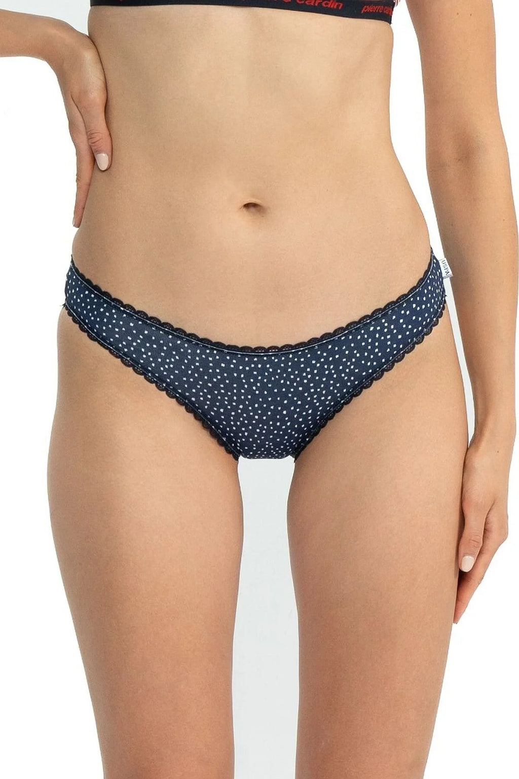 U.S. Polo Assn. Kadın Karışık Desen Pamuklu 3'lü Slip Külot-Mercan