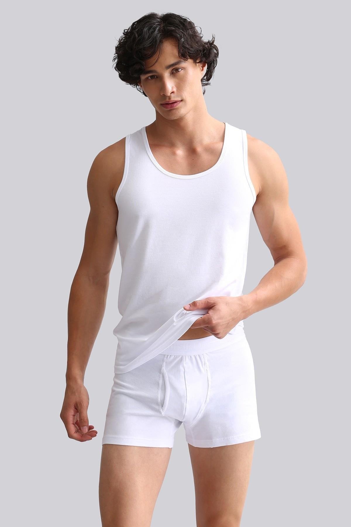 MISIRLI Compact Pamuk Basic Erkek atlet