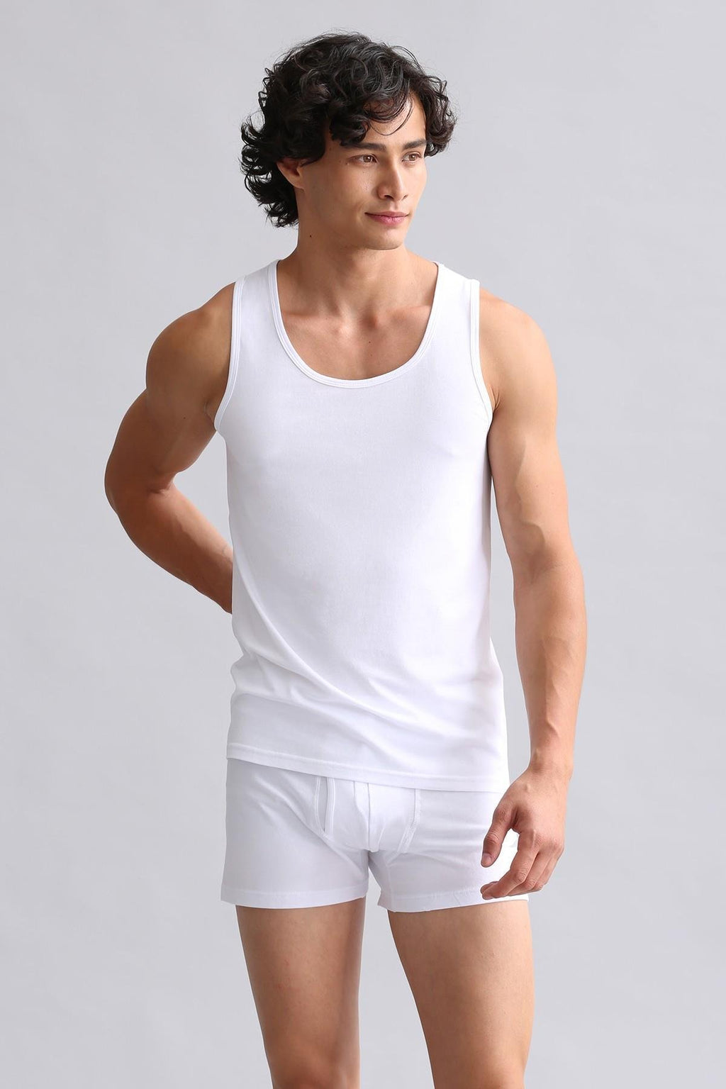 MISIRLI Modal by TENCEL HERCULES Slim Fit Basic Erkek Atlet