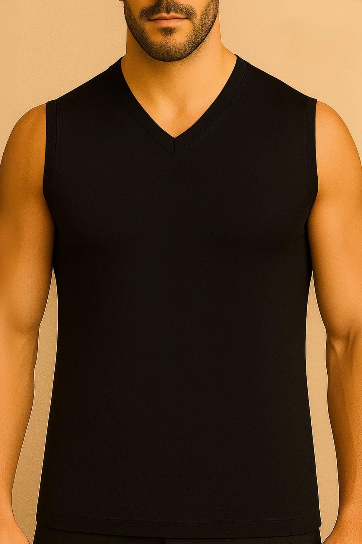 MISIRLI Modal V Yaka Sporcu Regular Fit Erkek Atlet
