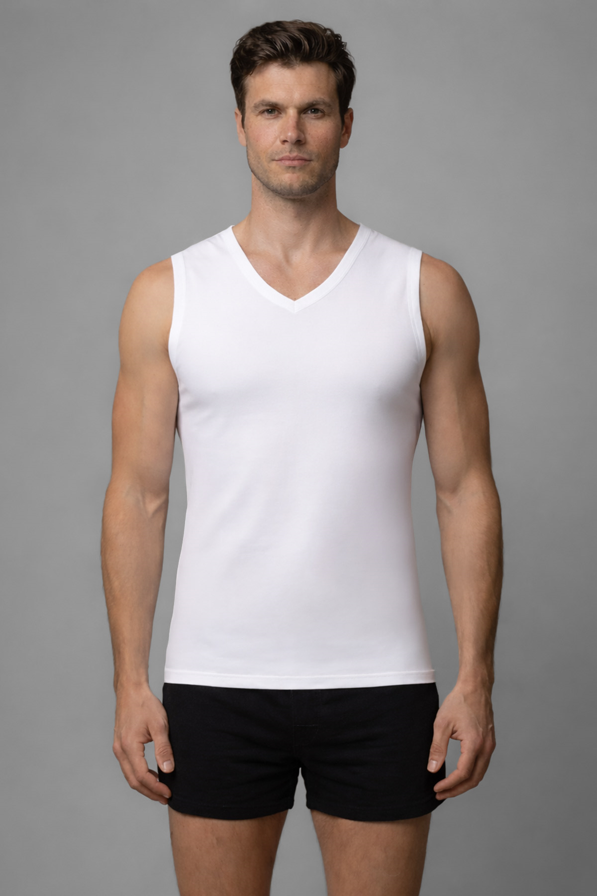 MISIRLI Modal V Yaka Sporcu Regular Fit Erkek Atlet